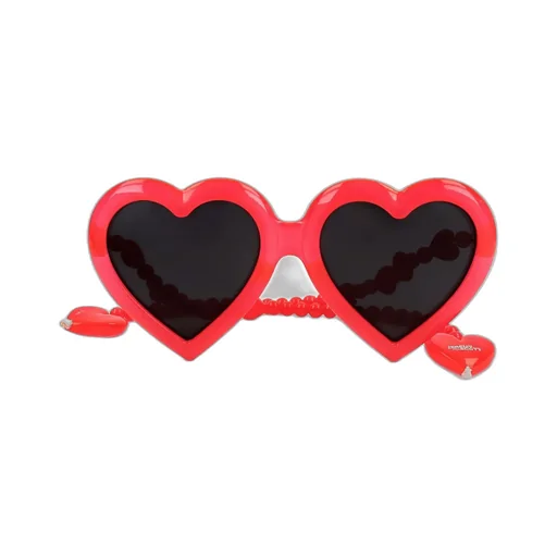 Linda Farrow X Jeremy Scott Heart Frame Sunglasses