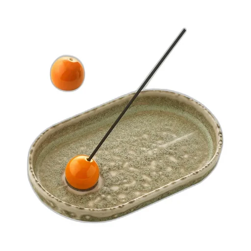 Incense Holder - Ash Grazed Pear / Multi