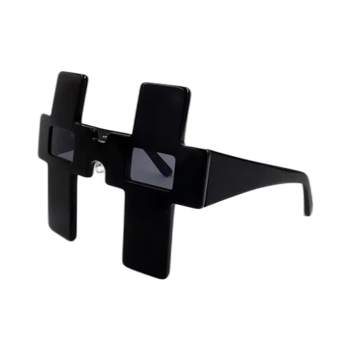 Linda Farrow X Jeremy Scott Cross Frame Sunglasses