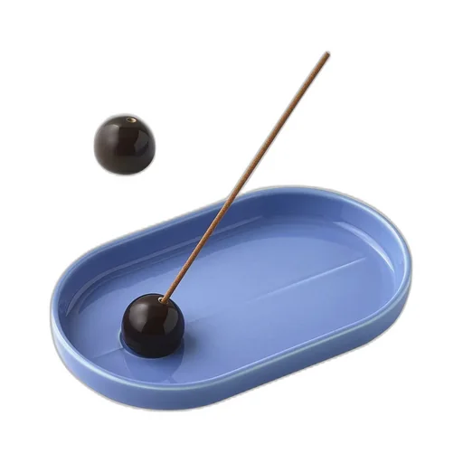 Incense Holder - Ice Blue X Hickory / Multi
