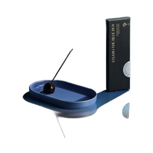Incense Holder - Ice Blue X Hickory / Multi