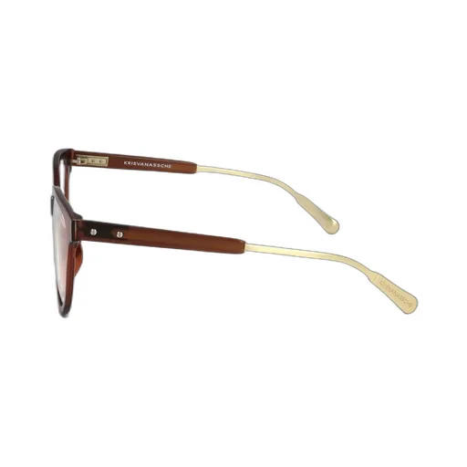 Linda Farrow X Kris Van Assche Oval Frame Glasses