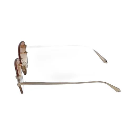 Linda Farrow Sasha Rectangle Frame Sunglasses