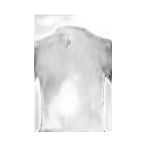 Cashmere Wool Open Collar Shirt / Blk