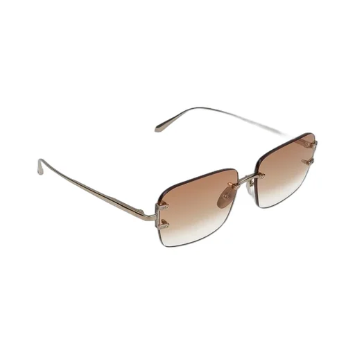 Linda Farrow Sasha Rectangle Frame Sunglasses