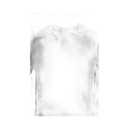 Cashmere Wool Open Collar Shirt / Blk