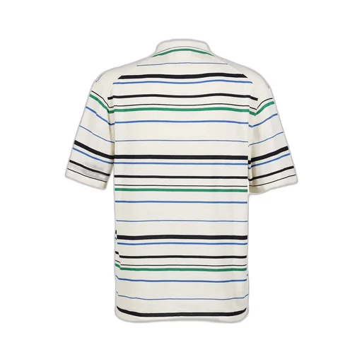 Wb Knit Polo / Wonder Wht/Grn/Blu