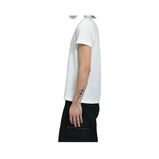 Embroidery Fitted Tee / Wht