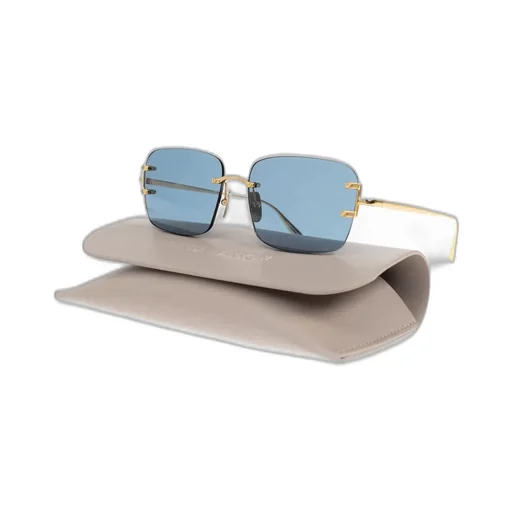 Linda Farrow Sasha Rectangle Frame Sunglasses