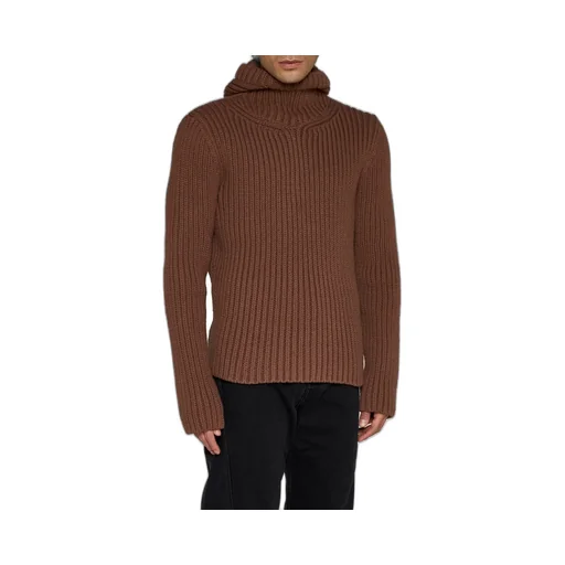 Lanvin Long Sleeved Hooded Knitted Jumper