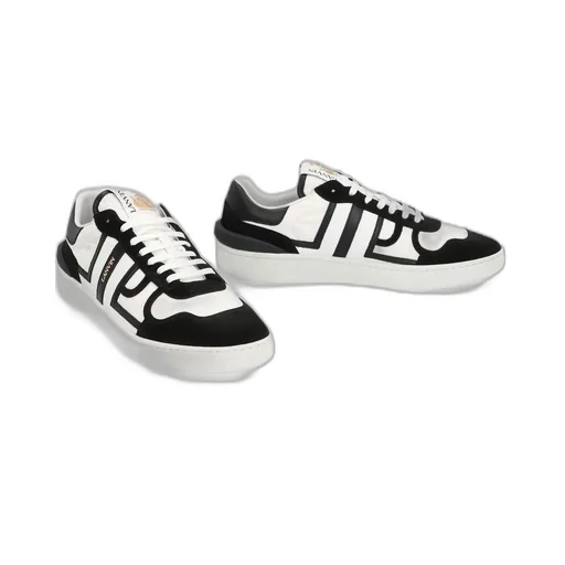 Lanvin Logo Printed Lace-Up Sneakers