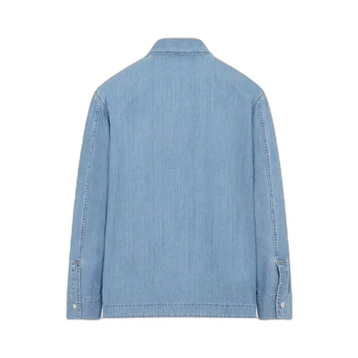 Lanvin Collared Button-Up Denim Jacket