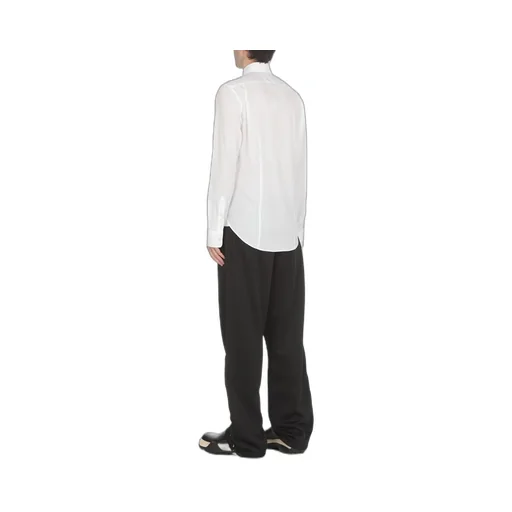 Lanvin Curved Hem Long-Sleeved Shirt
