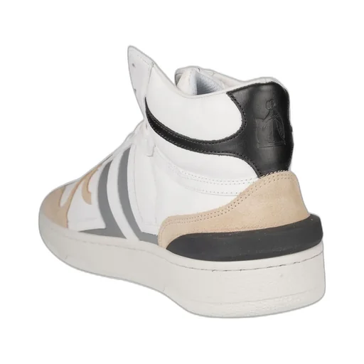 Lanvin Clay High-Top Panelled Sneakers