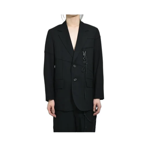 Oversized Blazer / Blk Slash