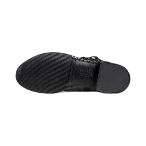 Flap Lace Boots / Black