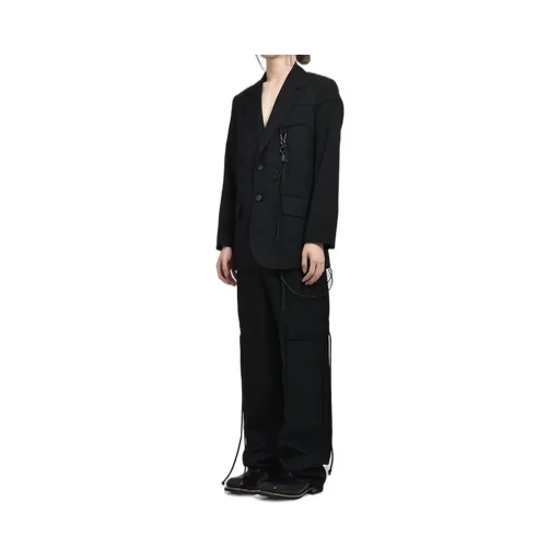 Oversized Blazer / Blk Slash