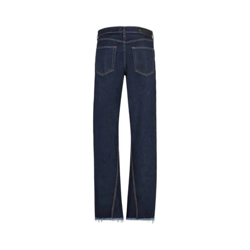 Lanvin Logo Patch Mid-Rise Jeans