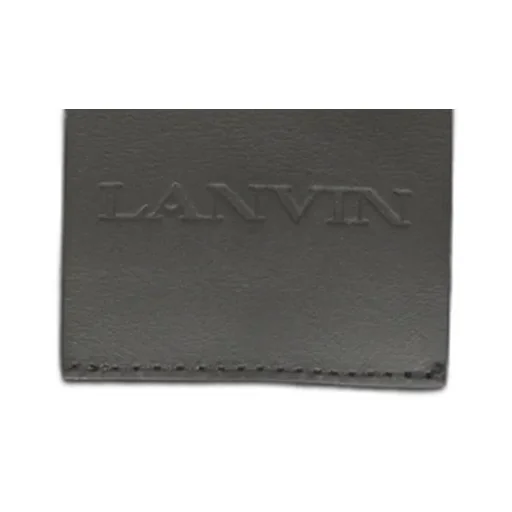 Lanvin Logo Patch Straight Leg Jeans