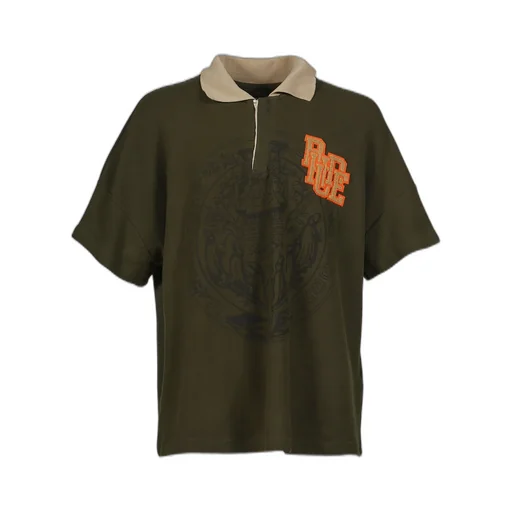 Scramble Logo Stamp Polo / Grn