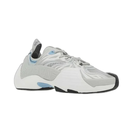 Lanvin Mesh Flash-X Lace-Up Sneakers
