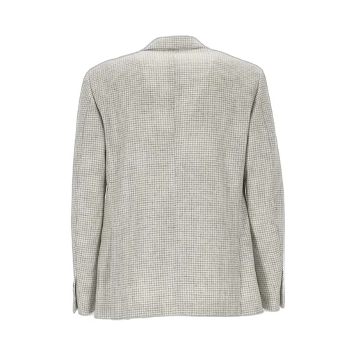 Lardini Single-Breasted Checked Blazer
