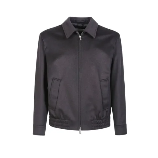 Lardini Long Sleeved Zip-Up Jacket