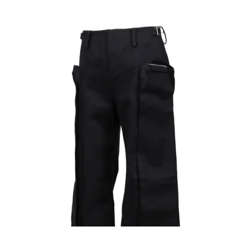 Ertical Pocket Cargo Pants / Blk