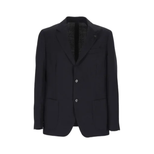 Lardini Long Sleeve Single-Breasted Blazer