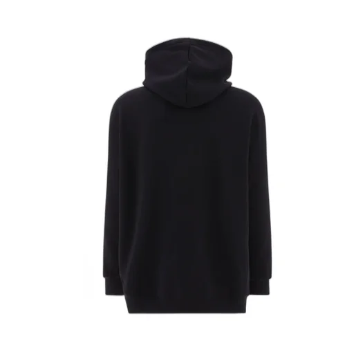 Lanvin Curb Logo Embroidered Drawstring Hoodie