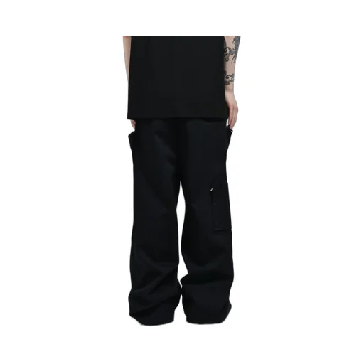 Ertical Pocket Cargo Pants / Blk