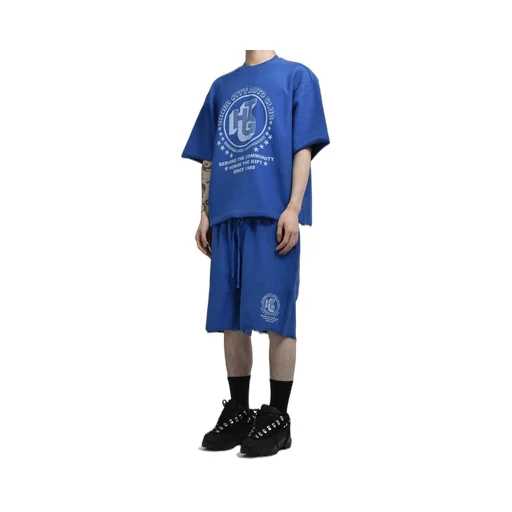 Race Herringbone Short / Blu