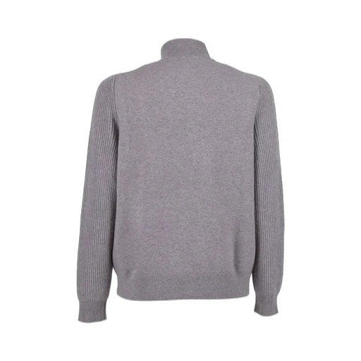 Lardini High-Neck Buttoned Knitted Cardigan