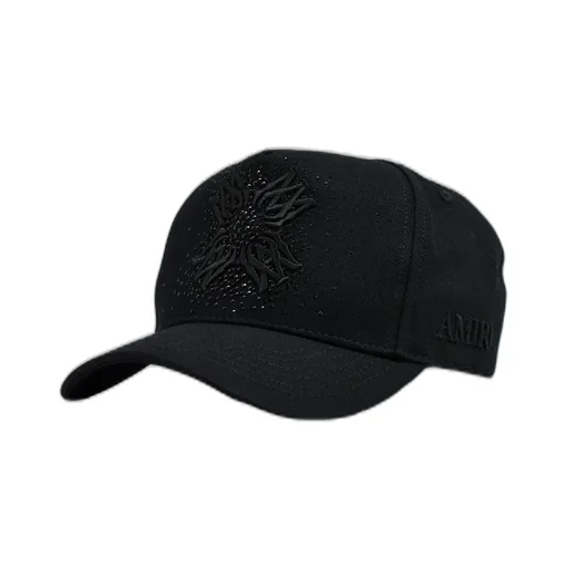 Ma Quad Crystal Canvas Hat / Blk