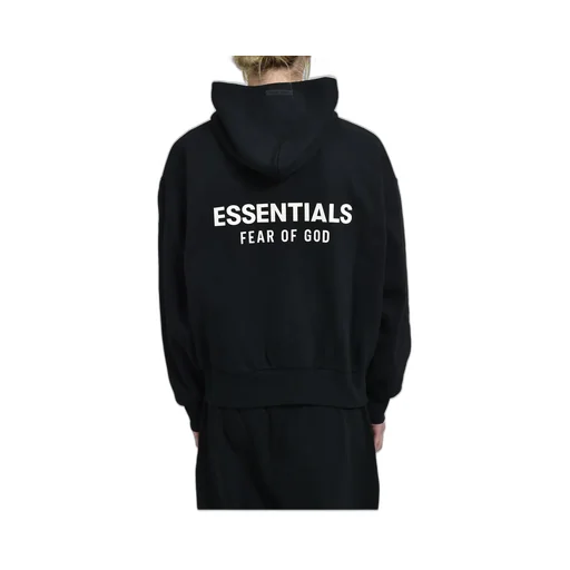 Classic Fit Fleece Zip Up Hoodie / Jet Blk