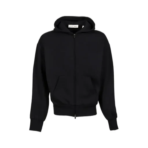 Classic Fit Fleece Zip Up Hoodie / Jet Blk