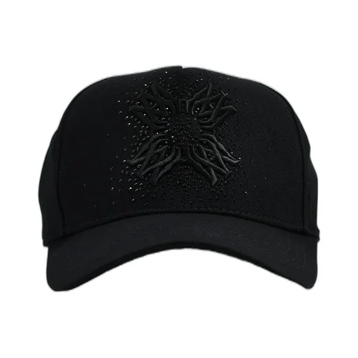 Ma Quad Crystal Canvas Hat / Blk