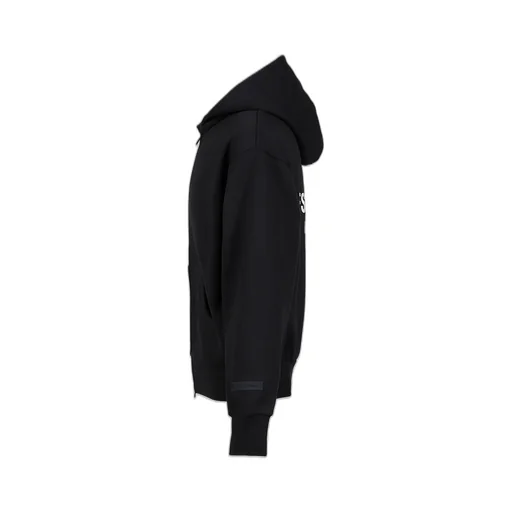 Classic Fit Fleece Zip Up Hoodie / Jet Blk