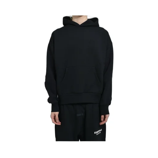 Classic Fit Fleece Hoodie / Jet Blk