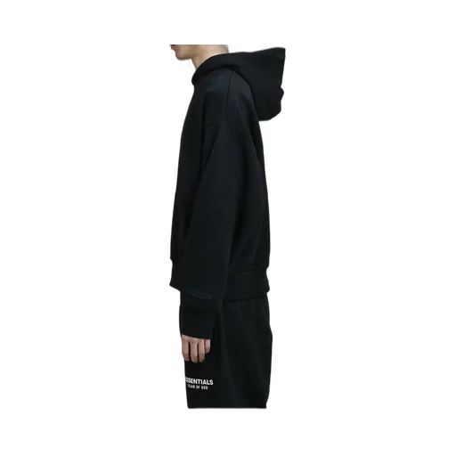 Classic Fit Fleece Hoodie / Jet Blk