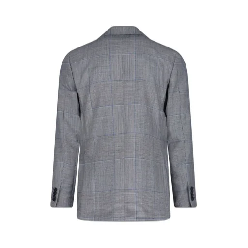 Lardini Single-Breasted Checked Blazer