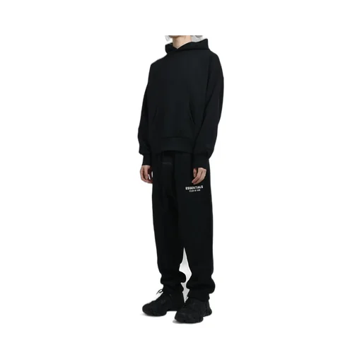 Classic Fit Fleece Hoodie / Jet Blk
