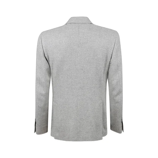 Lardini Herringbone Single-Breasted Blazer