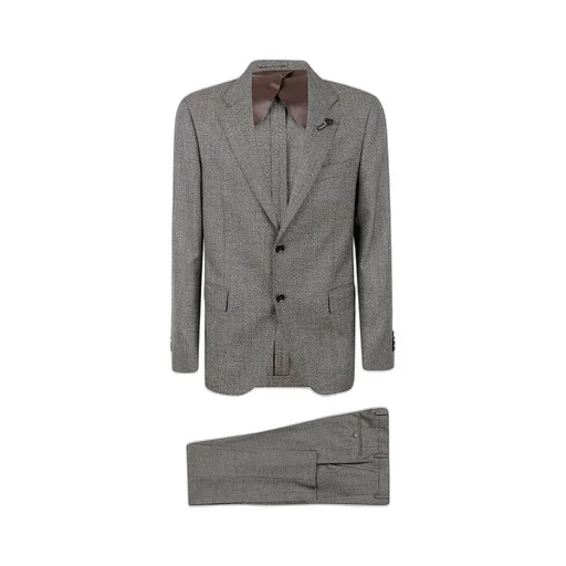 Lardini Single-Breasted V-Neck Suit