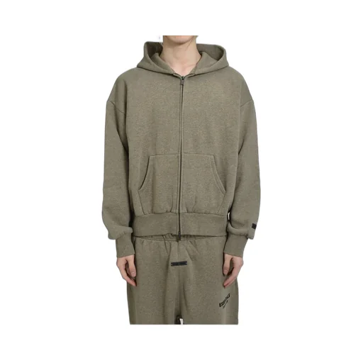 Classic Fit Fleece Zip Up Hoodie / Homestead Heather