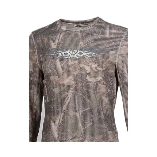 Forest Camo Tattoo Applique Tee / Camo