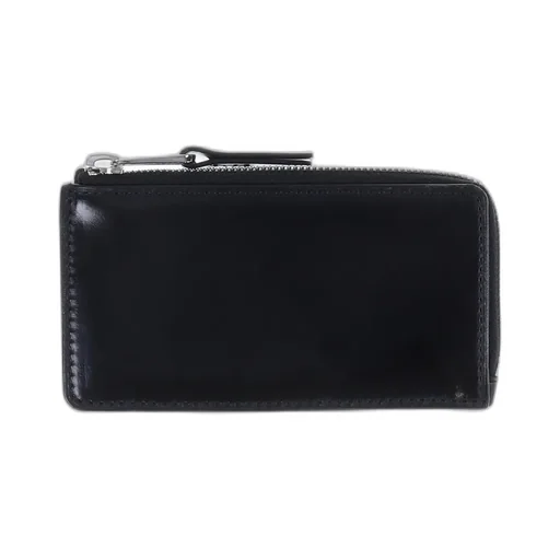 Patina Zip Coin Card Holder / Blk