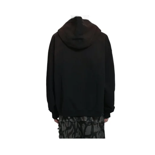 Camo Face Full Zip Hoodie / Blk