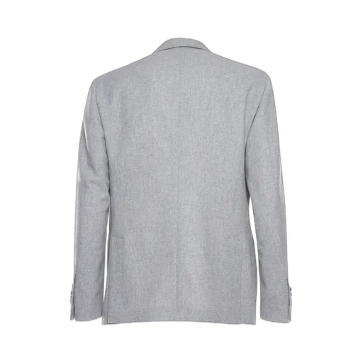 Lardini Brooch-Detail Single-Breasted Blazer