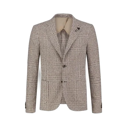 Man Single-Breasted Tailored Blazer